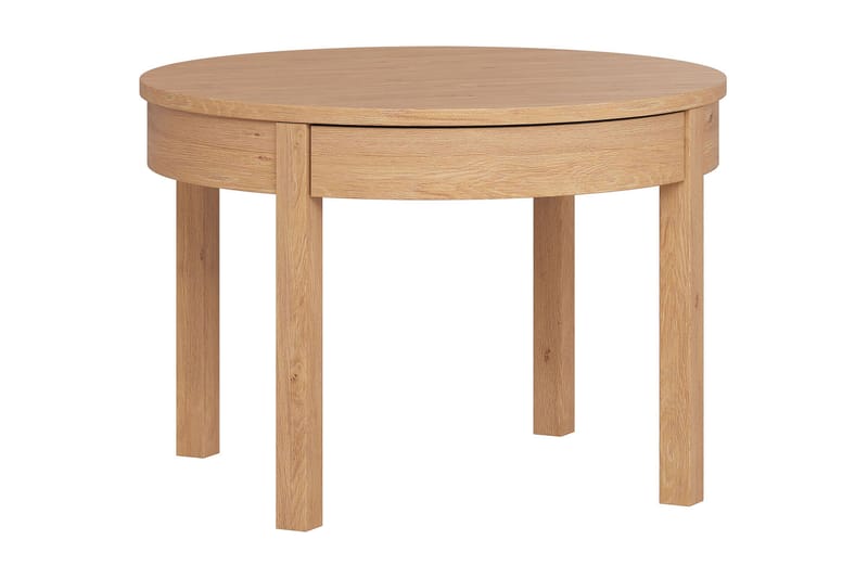 Soffbord Simple 80 cm Runt med Förvaring Hylla Högt Natur - VOX - Möbler - Bord & matgrupp - Soffbord