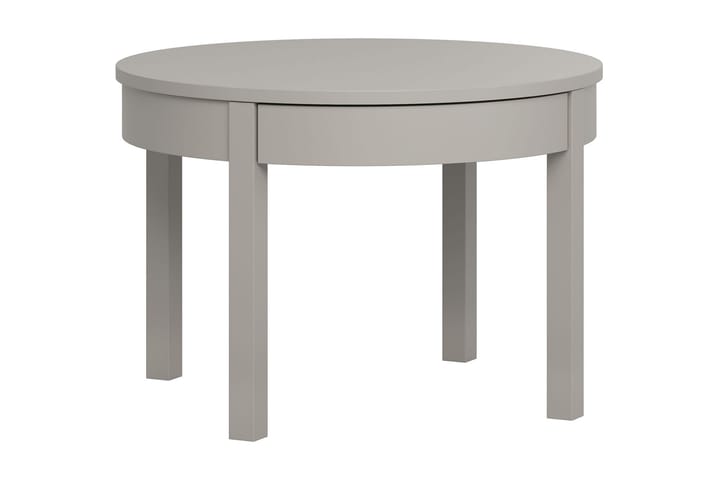 Soffbord Simple 80 cm Runt med Förvaring Lådor Högt Grå - VOX - Möbler - Bord & matgrupp - Soffbord