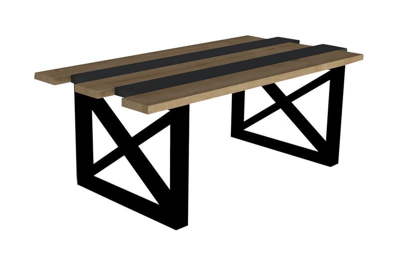 Soffbord Sinema 80 cm - Blå/Antracit/Svart - Möbler - Bord & matgrupp - Soffbord