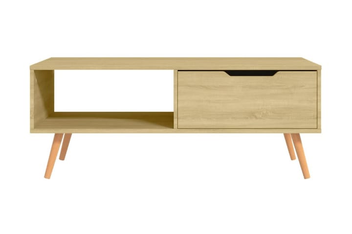 Soffbord sonoma-ek 100x49,5x43 cm spånskiva - Brun - Möbler - Bord & matgrupp - Soffbord