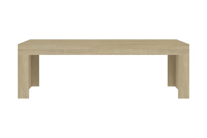 Soffbord sonoma-ek 110x50x35 cm spånskiva - Brun - Möbler - Bord & matgrupp - Soffbord