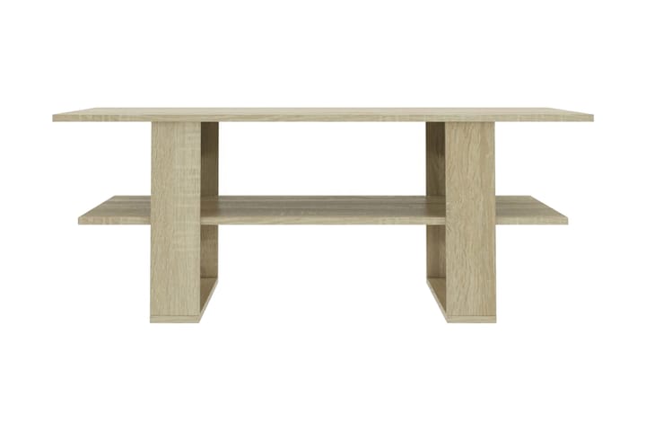 Soffbord sonoma-ek 110x55x42 cm spånskiva - Brun - Möbler - Bord & matgrupp - Soffbord