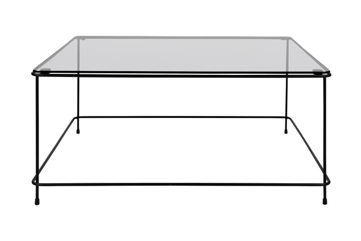 Soffbord Starlette 78 cm - Svart/Transparent - Möbler - Bord & matgrupp - Soffbord