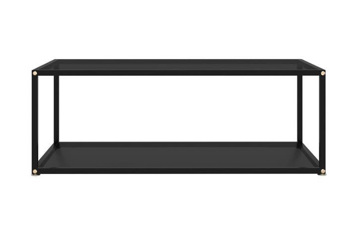 Soffbord svart 100x50x35 cm härdat glas - Svart - Möbler - Bord & matgrupp - Soffbord