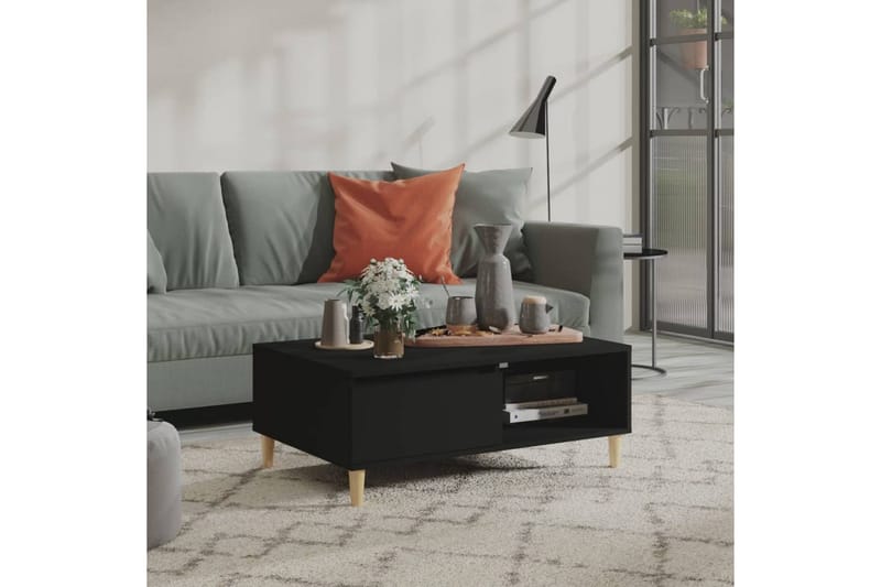 Soffbord svart 90x60x35 cm spånskiva - Svart - Möbler - Bord & matgrupp - Soffbord