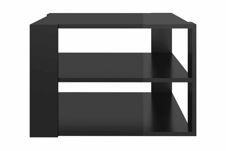 Soffbord svart högglans 60x60x40 cm spånskiva - Svart - Möbler - Bord & matgrupp - Avlastningsbord & sidobord - Sängbord & nattduksbord