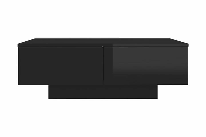 Soffbord svart högglans 90x60x31 cm spånskiva - Svart - Möbler - Bord & matgrupp - Soffbord