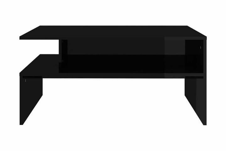 Soffbord svart högglans 90x60x42,5 cm spånskiva - Svart - Möbler - Bord & matgrupp - Soffbord