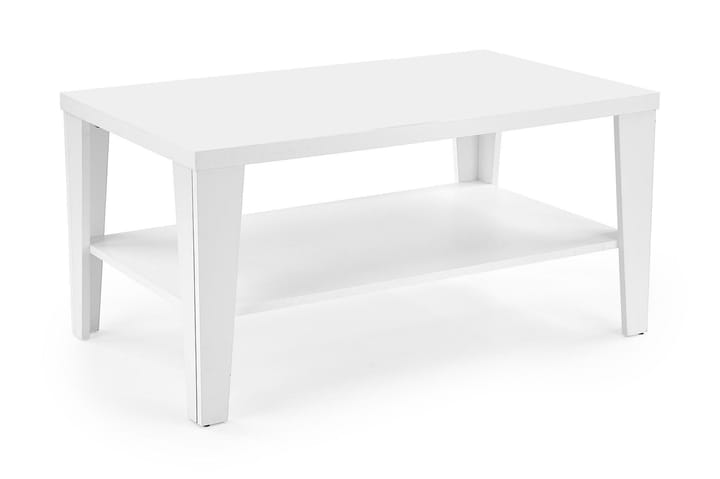 Soffbord Tabarcia 110 cm med Förvaring Hylla - Vit - Möbler - Bord & matgrupp - Soffbord