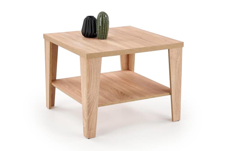 Soffbord Tabarcia 70 cm med Förvaring Hylla - Sonoma Ekfärg - Möbler - Bord & matgrupp - Soffbord