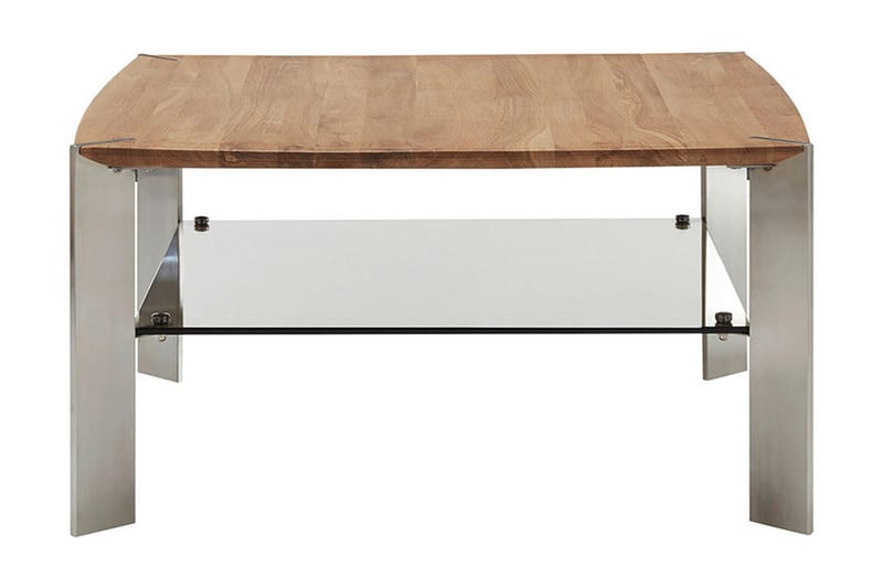 Soffbord Tamico 50 cm med Förvaring Hylla - Ek/Brons - Möbler - Bord & matgrupp - Soffbord