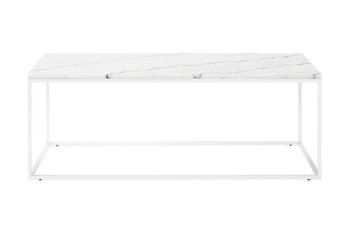 Soffbord Titania 120 cm Marmor - Vit - Möbler - Bord & matgrupp - Soffbord