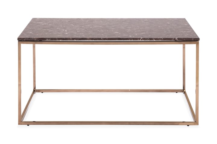 Soffbord Titania 90 cm Marmor - Röd/Koppar - Möbler - Bord & matgrupp - Soffbord