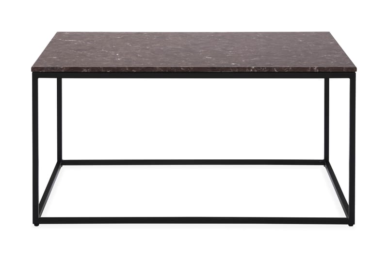 Soffbord Titania 90 cm Marmor - Röd/Svart - Möbler - Bord & matgrupp - Soffbord