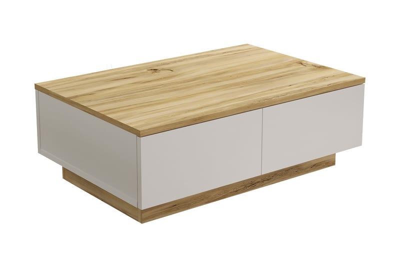 Soffbord Troter 90 cm - Natur/Vit - Möbler - Bord & matgrupp - Soffbord
