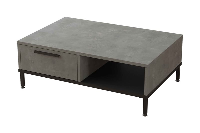 Soffbord Troter 90 cm - Silver/Svart - Möbler - Bord & matgrupp - Avlastningsbord & sidobord - Sängbord & nattduksbord