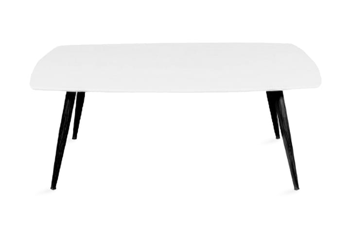 Soffbord Trym 120 cm - Vit/Svart - Möbler - Bord & matgrupp - Soffbord