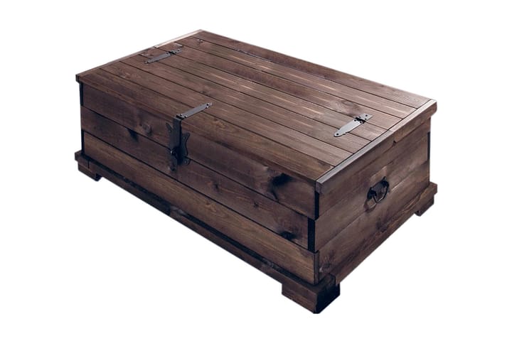 Soffbord Valdina 111 cm Kistbord med Förvaring - Svart - Möbler - Bord & matgrupp - Soffbord