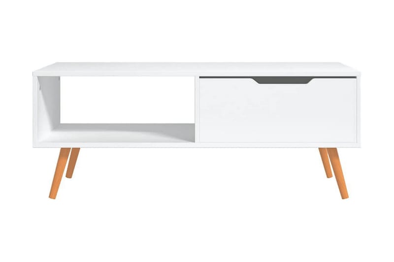 Soffbord vit 100x49,5x43 cm spånskiva - Vit - Möbler - Bord & matgrupp - Soffbord