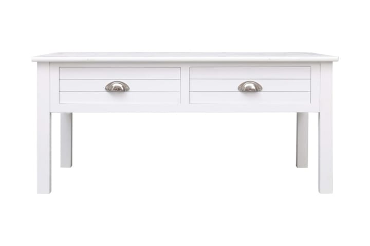 Soffbord vit 100x50x45 cm trä - Vit - Möbler - Bord & matgrupp - Soffbord