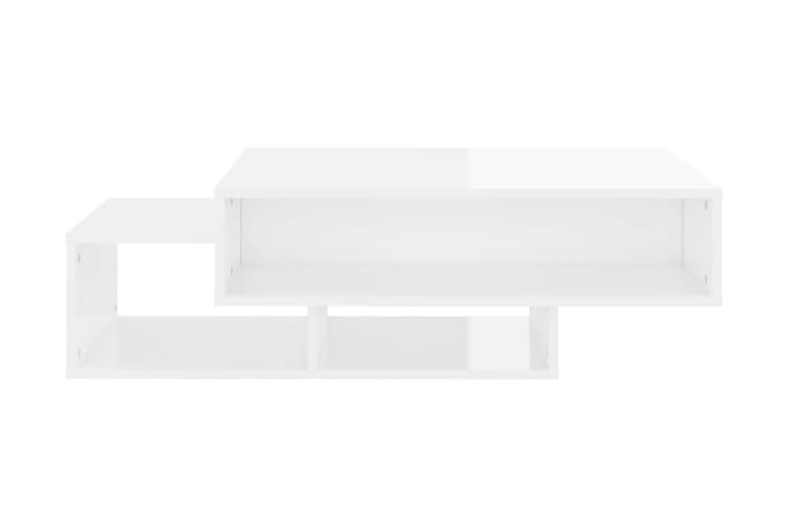 Soffbord vit högglans 105x55x32 cm spånskiva - Vit - Möbler - Bord & matgrupp - Avlastningsbord & sidobord - Satsbord
