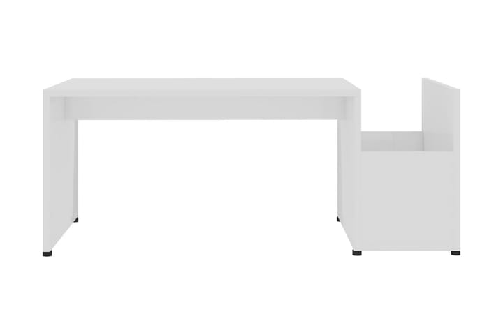 Soffbord vit högglans 90x45x35 cm spånskiva - Vit - Möbler - Bord & matgrupp - Soffbord