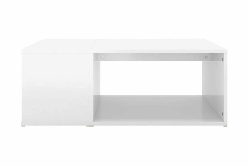 Soffbord vit högglans 90x67x33 cm spånskiva - Vit - Möbler - Fåtölj & stolar - Matstol & köksstol
