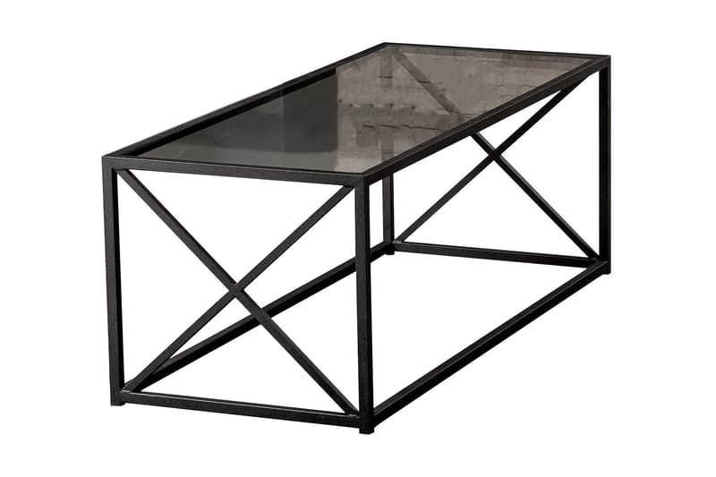 Soffbord Vivstavarv 120 cm - Glas/Svart - Möbler - Bord & matgrupp - Soffbord