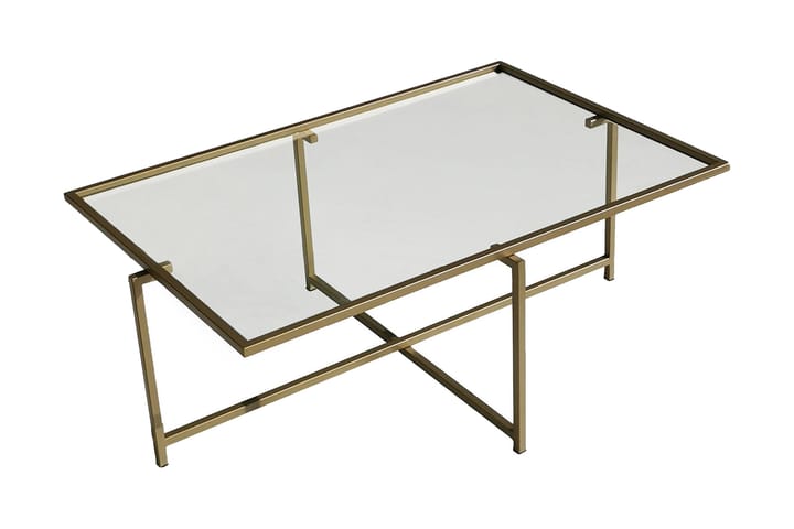 Soffbord Wifst 94x35x94 cm - Guld - Möbler - Bord & matgrupp - Soffbord