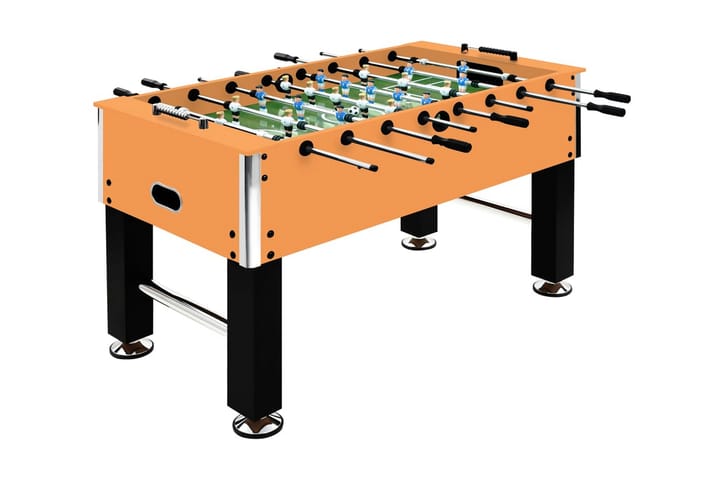 Fotbollsbord stål 60 kg 140x74,5x87,5 cm ljusbrun och svart