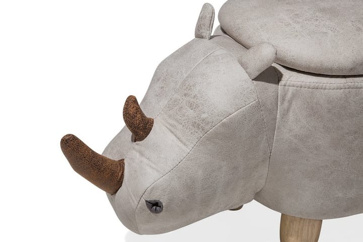 Sittpuff Rhino 60 cm - Grå - Möbler - Fåtöljer & fotpallar - Sittpuff
