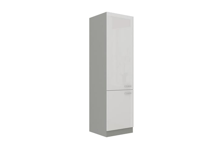 Skåp med dörrar Bianco 60x57x210 cm - Vit - Möbler - Förvaring - Förvaringsskåp