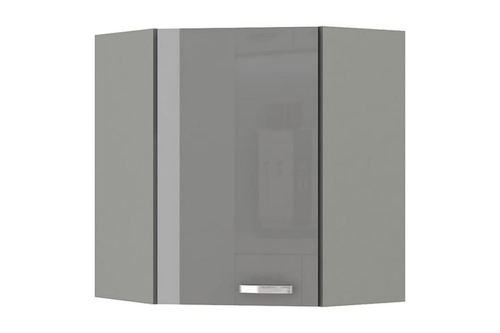 Vägghörnskåp Grey 59x31x71,5 cm - Grå/Vit - Möbler - Förvaring - Förvaringsskåp