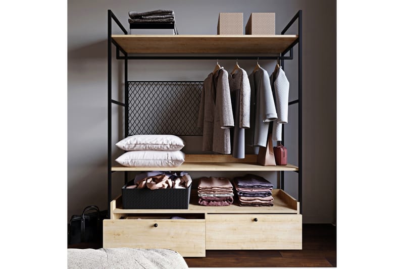 Garderob Trendel 148x42 cm - Natur - Möbler - Förvaring - Garderober & garderobssystem