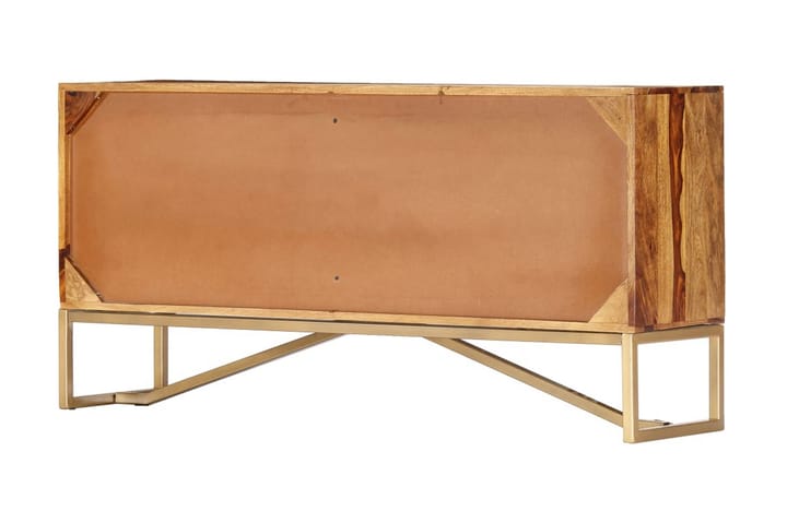 Skänk 118x30x60 cm massivt sheshamträ - Brun - Möbler - Förvaring - Sideboard & skänk