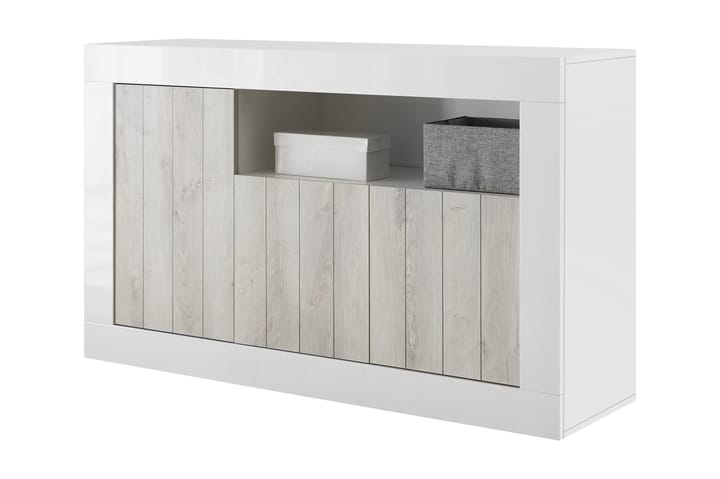 Skänk Calpino Medio 138 cm - Grå - Möbler - Förvaring - Sideboard & skänk