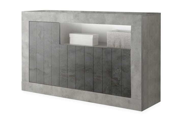 Skänk Calpino Medio 138 cm - Gråmelerad - Möbler - Förvaring - Sideboard & skänk