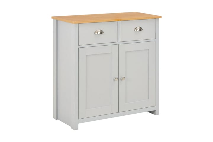 Skänk grå 79x35x81 cm - Grå - Möbler - Förvaring - Sideboard & skänk