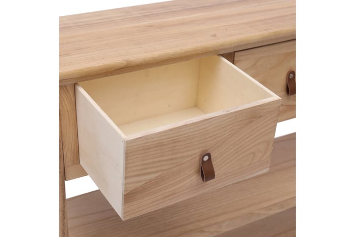 Skänk naturlig 115x30x76 cm trä - Brun - Möbler - Förvaring - Sideboard & skänk