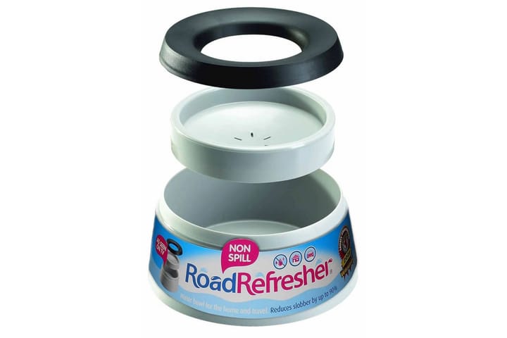 Road Refresher Spillfri vattenskål för husdjur stor grå LGRR - Möbler - Husdjursmöbler - Hundmöbler - Hundtillbehör & hundaccessoarer - Hundskål & foderautomat