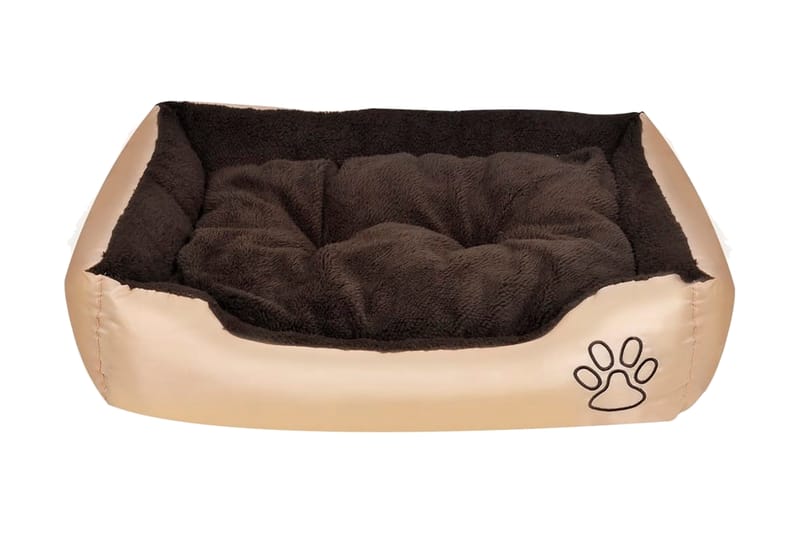 Hundbädd med kudde XL - Brun - Möbler - Husdjursmöbler - Hundmöbler