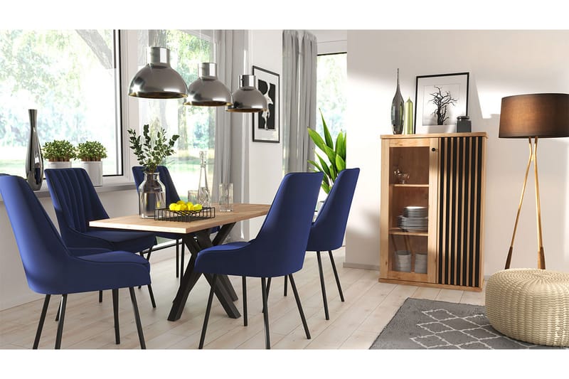 Möbeset för Matplats Buckfast - Trä/Svart - Möbler - Köksmöbler - Möbelset för kök & matplats