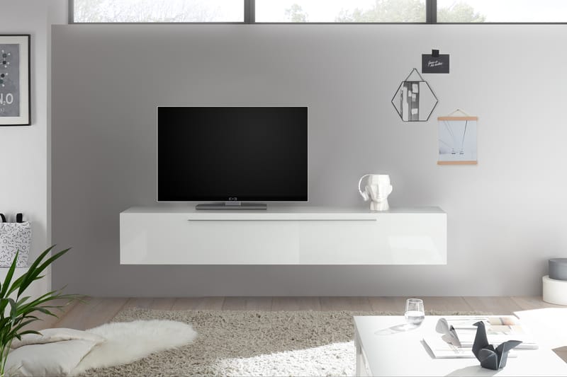 TV-bänk Acme 210 cm - Vit - Möbler - TV- & Mediamöbler - TV-bänk & mediabänk