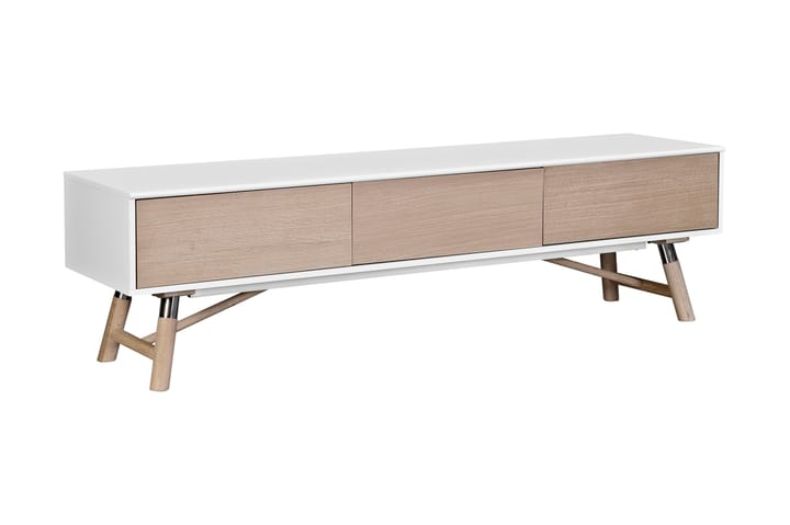 TV-bänk Carlow 180 cm - Vit|Ek - Möbler - Bord & matgrupp - Soffbord
