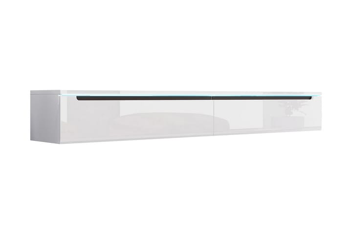 TV-bänk Duna 180x33x24 cm - Vit/Gul - Inredning - Kaminer - Kamin utan skorsten - Etanolkaminer