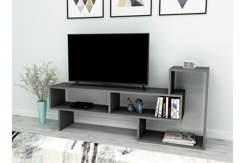 Tv-bänk Fordlandia 140 cm - Antracit - Möbler - TV- & Mediamöbler - TV bänk & mediabänk
