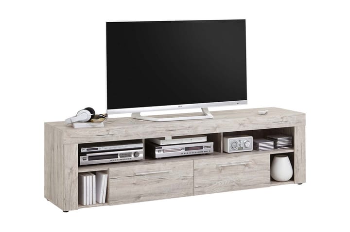 TV-bänk Herring 180 cm - Sandek - Förvaring - Hylla - Vägghylla