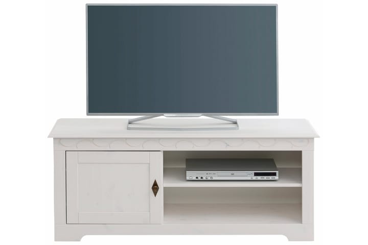 TV-bänk Larens 125 cm - Vit - Möbler - TV- & Mediamöbler - TV-bänk & mediabänk