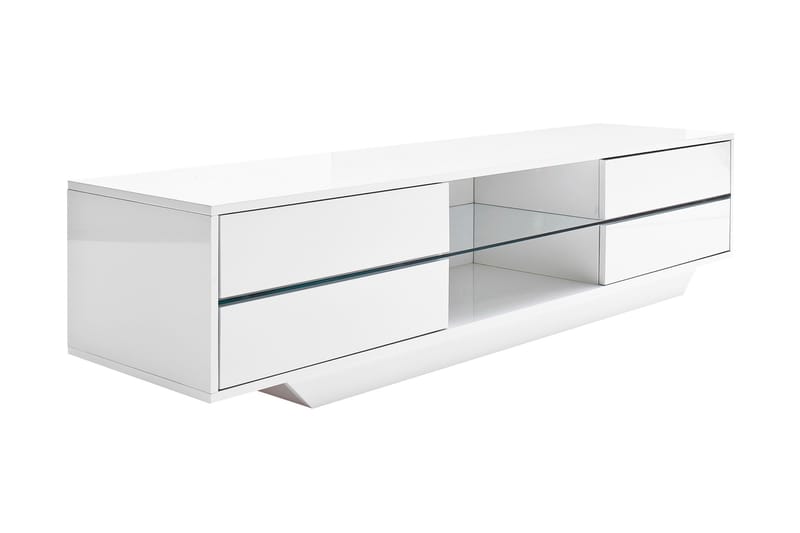 Tv-Bänk Laritstorp 160 cm LED-Belysning - Vit - Möbler - Bord & matgrupp - Soffbord