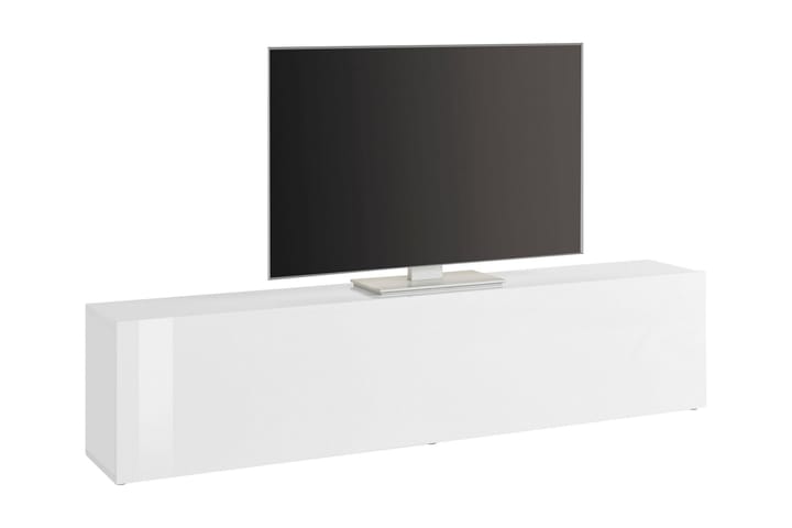 Tv-bänk Marusan 180 cm Dörr - Vit Högglans - Möbler - TV- & Mediamöbler - TV bänk & mediabänk